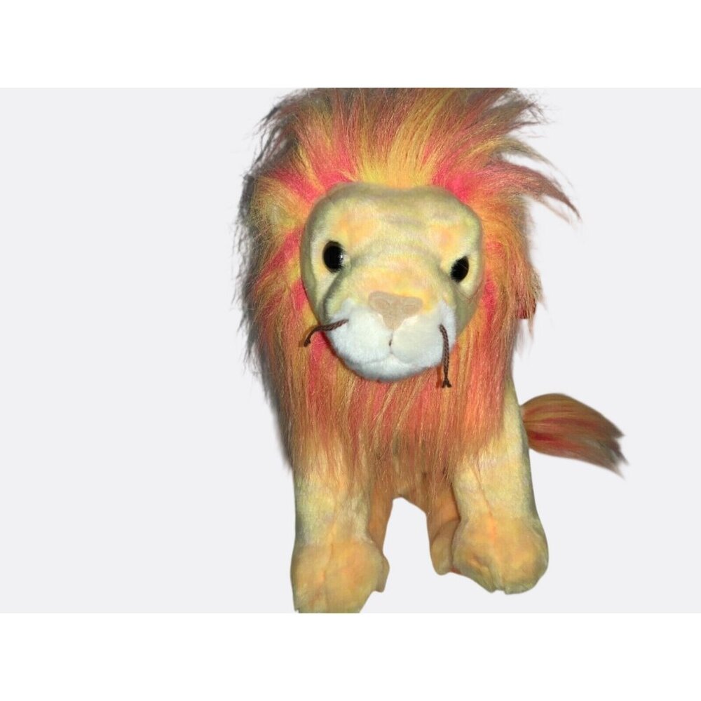 Ty Beanie Buddy BUSHY the Lion  14 Inch  with Tags Plush Stuffed Toy
